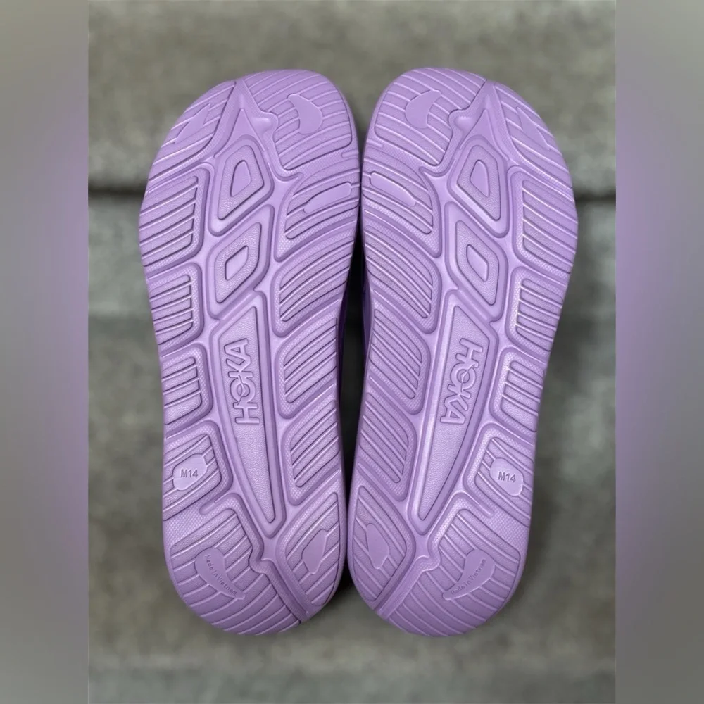 NEW Hoka Ora Recovery Unisex Slides 3‎ in Lilac Purple - Men’s 14/Women’s 16